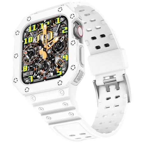 Cinturino Per Apple Watch - 42/44/45 Mm White 42/44/45mm - Foto 1