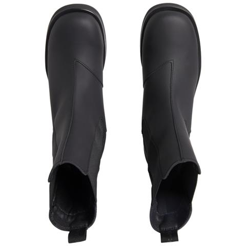 Biker Boot Chelsea Stivaletti Pelle Scarpe Donna Nero Eu 36, Yw0yw01116 0gt - Foto 3