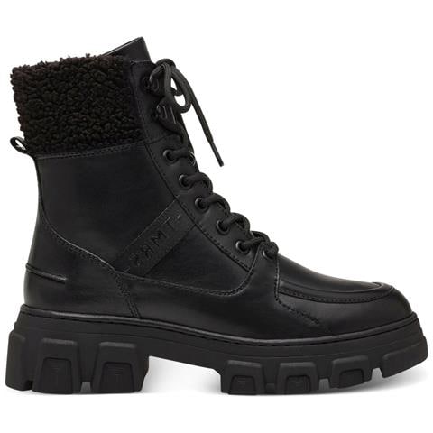 Black Casual Closed Booties Stivaletti Pelle Scarpe Donna Nero Eu 36, 1-26274-41 007 - Foto 2