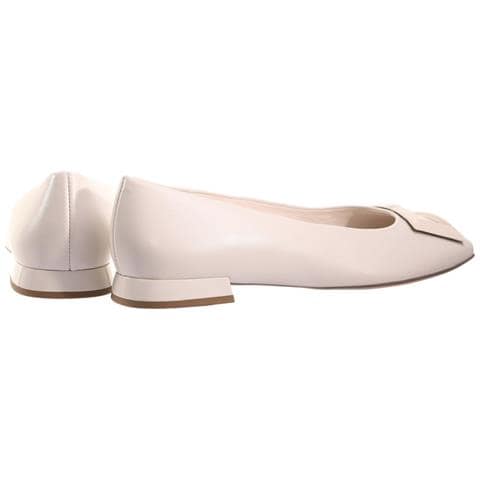 Coco Ballerinas Ballerine Pelle Scarpe Donna Beige Eu 37, 7-101020 1200 - Foto 3
