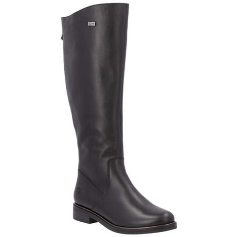 Black Elegant Closed Ladies' Boots Stivali Pelle Scarpe Donna Nero Eu 42, D8391-00 - Foto 1