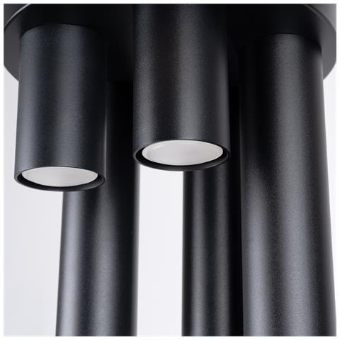 Lampada A Soffitto Lagos 5p Bianco Sl. 1467 - Moderno Lampada Da Soffitto Nero 33x25x25 Cm - Foto 8