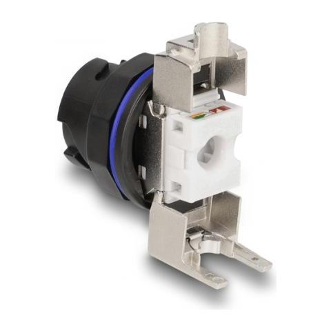 Connettore Rj45 Cat. 6a Integrato Con Connessione Lsa Nero - Foto 3