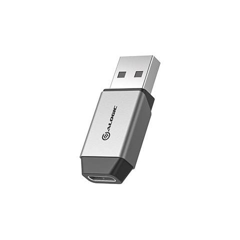 ULACMN-SGR adattatore per inversione del genere dei cavi USB-A USB-C Mini Nero, Argento - Foto 1