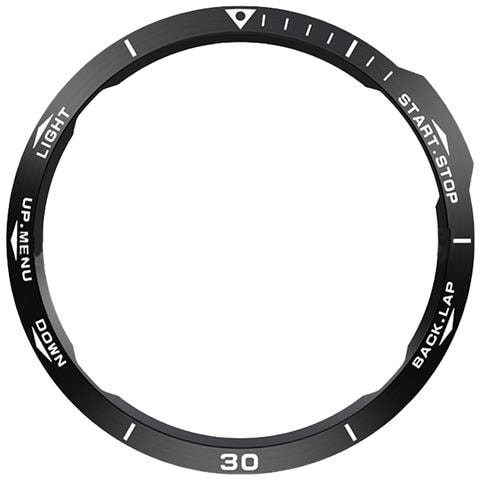 Elegante Ghiera Nera E Bianca Per Garmin Fenix 6x Series - Foto 1