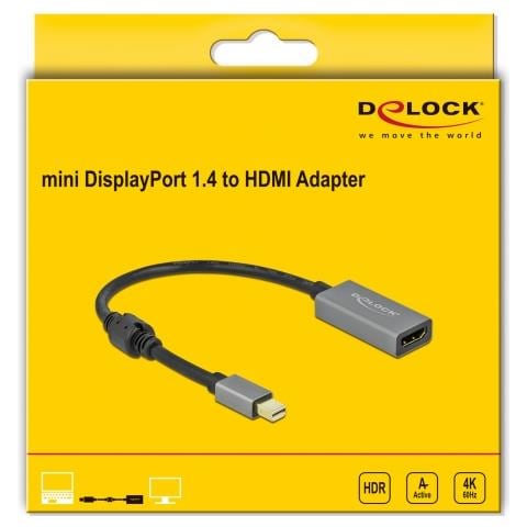 mini DisplayPort attivo da 1.4 per HDMI Adattatore 4K 60 Hz (HDR) - Foto 2