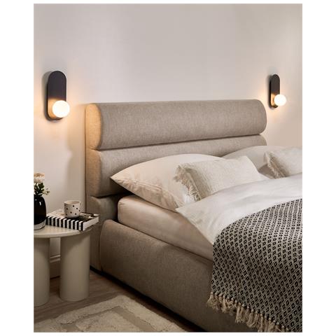 Set Di 2 Lampade Da Parete Leisi Nero - Foto 1