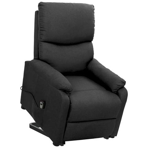 Lusso Casadino - Poltrona Alzapersona In Tessuto Grigio Scuro - Foto 2