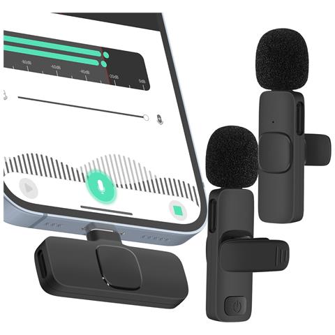 Microfono A Clip Wireless Con Lightning Per Iphone - Foto 1