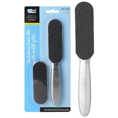 Rimozione Calli Per Piedi, Scrub Per Piedi In Acciaio Inossidabile A Doppia Faccia - Foto 1