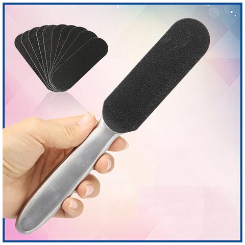 Rimozione Calli Per Piedi, Scrub Per Piedi In Acciaio Inossidabile A Doppia Faccia - Foto 4