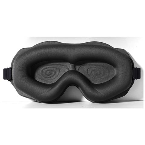Mascherina Per Dormire 3d Con Design A Cavità Nasale Per Un Comfort Senza Pressione Black - Foto 2