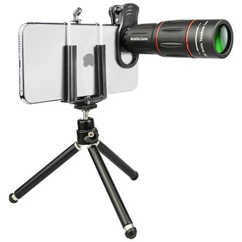 Kit Obiettivo Telescopico Per Cellulare Con Zoom 64x Con Obiettivo 0.63x E Custodia - Compatibile Con Smartphone - Foto 2