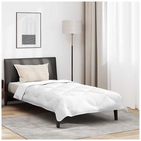 Set Coperta Invernale 2 pcs Bianco 155 x 200 cm Microfibra - Foto 2