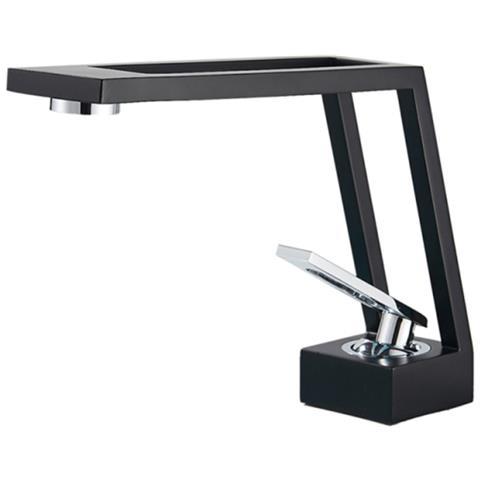 Rubinetto per lavabo da bagno, Blackswan, tipo M26, modello nero opaco, misura 15 cm - Foto 1
