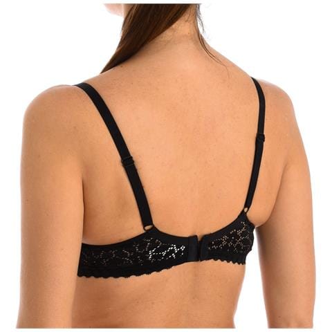 Reggiseno Push-up Con Ferretto E Pizzo Floreale Da Donna 00dfe - Foto 2