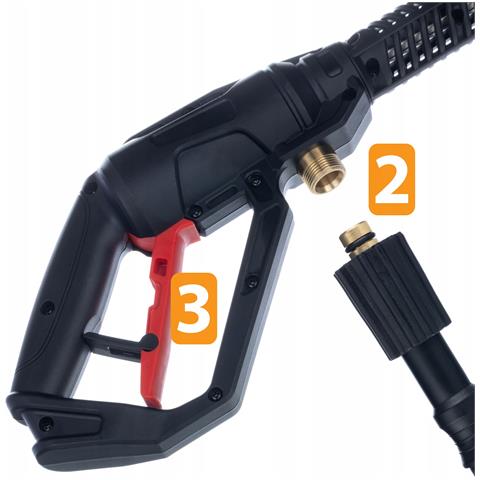 Pistola Alta Pressione Pro Clean Gun Pcg1 Set - Lancia + Schiumogeno 1000ml | Pressione Max 4000 Psi | Compatibile Con Idropulitrici M22x1,5 - Foto 8