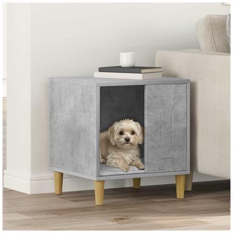 Cuccia per cani Calcestruzzo 44 x 42 x 49 cm Legno multistrato - Foto 2