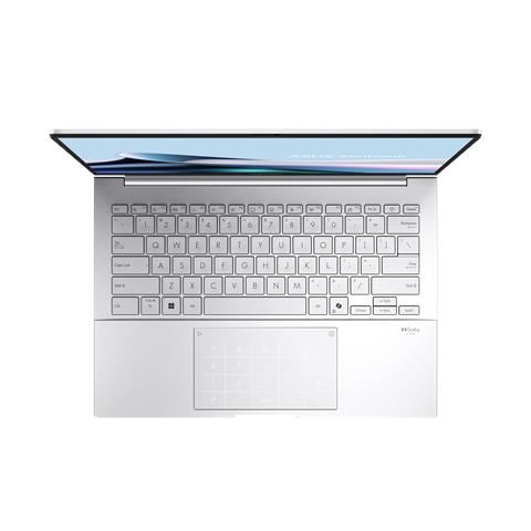 Zenbook 14 OLED UX3405CA-PZ092X Intel Core Ultra 9 285H Computer portatile 35,6 cm (14") Touch screen WQXGA+ 32 GB LPDDR5x-SDRAM 1 TB SSD Wi-Fi 7 (802.11be) Windows 11 Pro Tedesco Argento - Foto 2