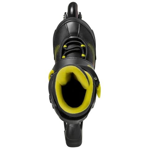 Playlife Pattini in linea regolabili per bambini, modello Joker giallo fluorescente (taglie 34-37) - Foto 2