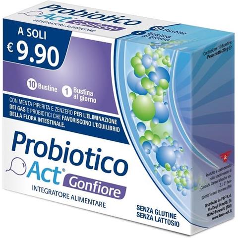 Probiotico Act Gonfiore 10 Bustine - Foto 2