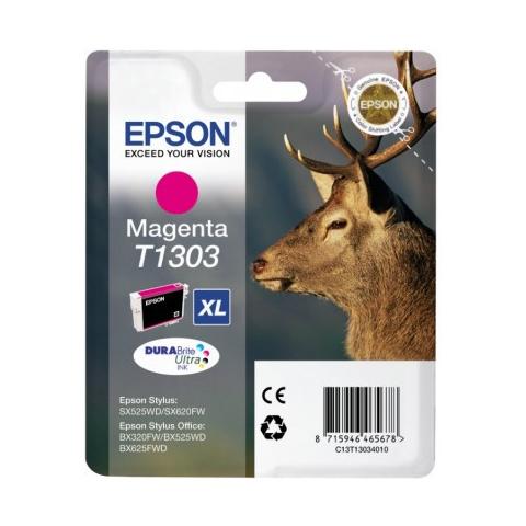 C13T13034010 Cartuccia Ink Originale Magenta per Epson B42WD Capacità 756 Pagine - Foto 2