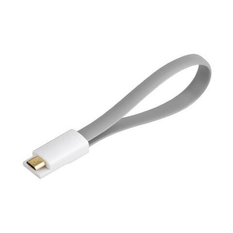 ICOC MUSB-A-002 - Cavo Magnetico USB / MicroUSB M / M Grigio 0,2mt - Foto 2