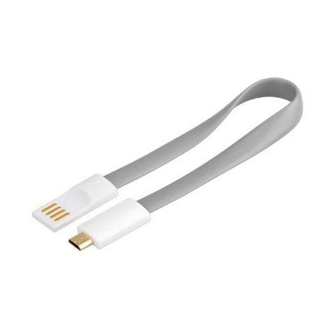 ICOC MUSB-A-002 - Cavo Magnetico USB / MicroUSB M / M Grigio 0,2mt - Foto 1