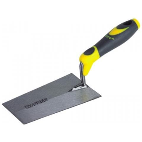 Cazzuola Punta Quadra 200 mm Manico in Gomma - Foto 3