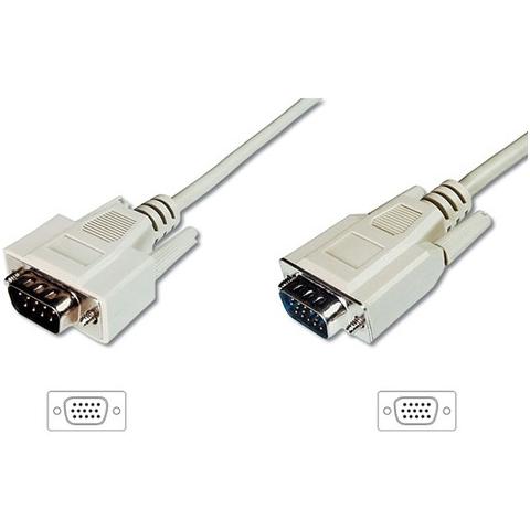 Cavo Video 15 Poli Vga Per Monitor Schermato Maschio / Maschio Mt. 1,8 - Foto 1