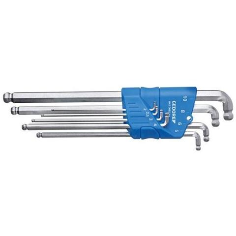 Set di Chiavi Esagonali Doppia Sfera 8 Pezzi - Foto 1