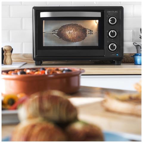 Cecotec - Bake \u0026Toast 650 Gyro Fornetto Elettrico Multifunzione da Tavolo  Capacità 30 L Potenza 1500 W Colore Nero - ePRICE