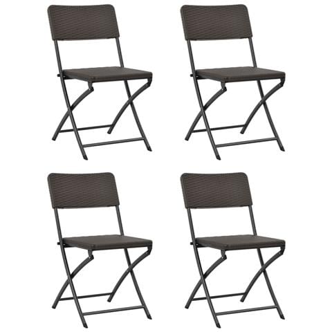 Baroni Home Sedia Pieghevole Con Struttura In Acciaio E PVC, Seduta Salvaspazio Richiudibile Con Piedini E Maniglia, Da Viaggio, Cucina, Soggiorno, Camera Da Letto, 74x43x49 Cm 8 Pezzi, Bianco - 12
