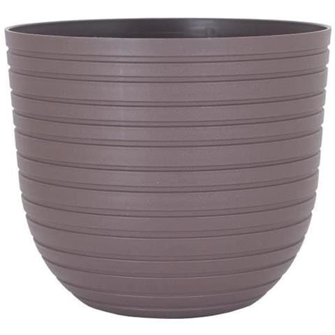 Havana Horizon Vaso Di Fiori - Ø 50 X H 41,5 Cm - 60 L - Fango - Foto 1