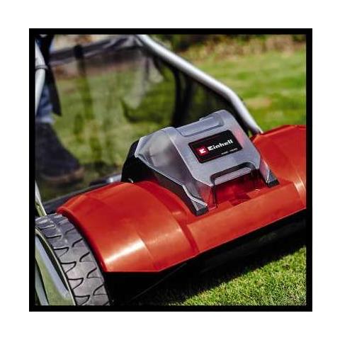 GE-HM 18/38 tagliaerba Tagliaerba a spinta Batteria Nero, Grigio, Rosso - Foto 3