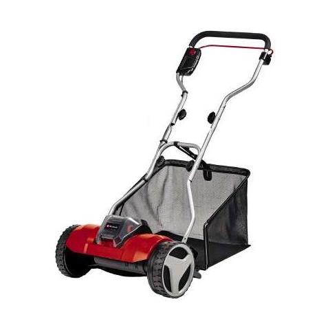 GE-HM 18/38 tagliaerba Tagliaerba a spinta Batteria Nero, Grigio, Rosso - Foto 1