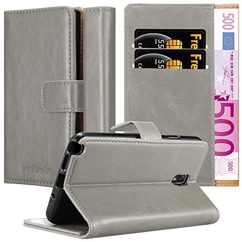 Custodia Compatibile Con Samsung Galaxy Note 3 Neo In Marrone Cappuccino - Coperchio Protettiva Con Chiusura Magnetica, Funzione Stand E Tasca Per Le Carte - Foto 1