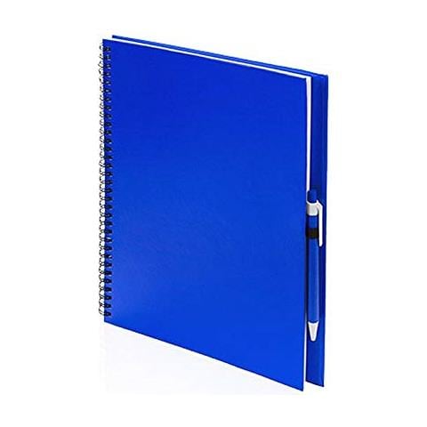 Bigbuy Scuola 144.730 Quaderno Ad Anelli Con Penna, Bianco, 23,7 X 29 X 2 Cm - Foto 2