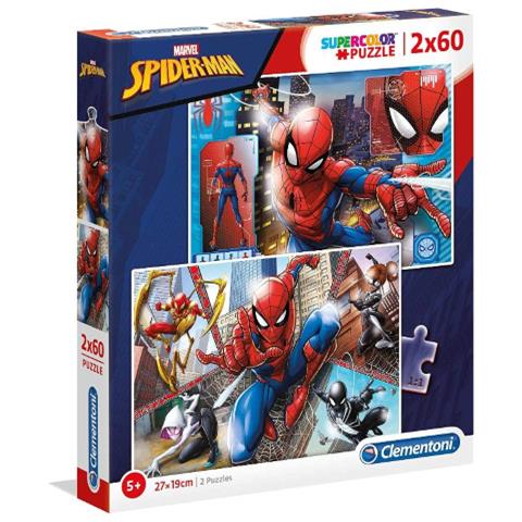 Puzzle 2x60 Pezzi Spider-man - Foto 1
