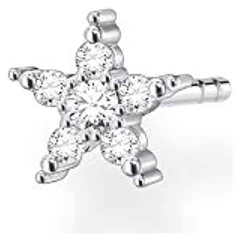 , Orecchini Da Donna A Forma Di Stella, In Argento Sterling 925 (1)  - Foto 1