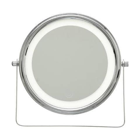 Specchio Cosmetico Retroilluminato A Led, Rotondo, In Piedi - Foto 4
