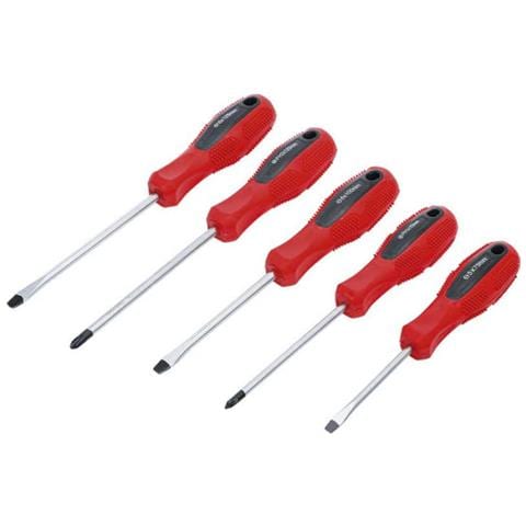 Set Di Cacciaviti Piatti E A Croce Bgs - 5 Pezzi - 35835 - Foto 2