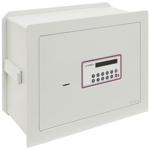 Forma Evolution 151050 Cassaforte A Muro Con Serratura A Chiave E Codice | Cassaforte Da Incaso A Parete Con Fondo Estensibile | Alto Livello Di Sicurezza | 32 X 42 X 20/30 Cm - Foto 2