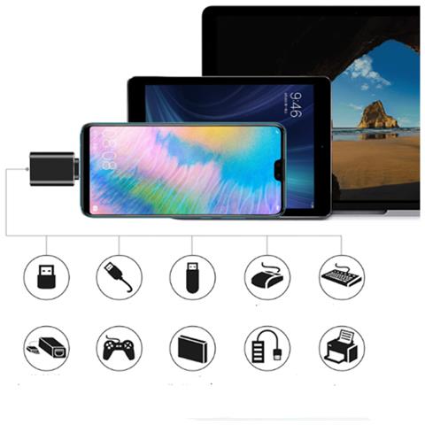 Adattatore Da Usb-c A Usb 3.1 Black - Foto 4