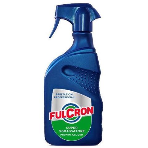 Spray Sgrassante Multiuso Fulcron Super, Flacone Vapo Da 750 Ml, Prodotto Nel 1980. - Foto 1
