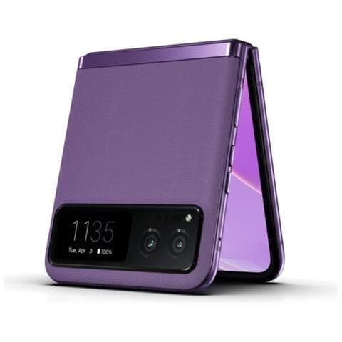 RAZR 40 5G 256GB 8GB Ram Dual Sim Display 6.9" OLED Slot Nano SD Fotocamera 64 Mpx Android 13 Summer Lilac - Foto 2