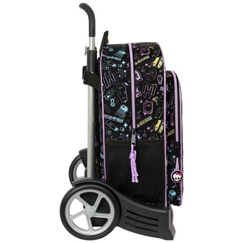Trolley Per La Scuola Monster High Nero 33 X 42 X 14 Cm - Foto 2