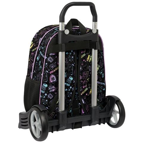 Trolley Per La Scuola Monster High Nero 33 X 42 X 14 Cm - Foto 3