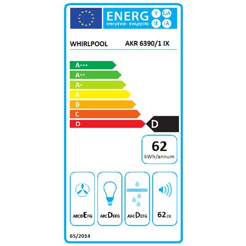 AKR 6390/1 IX cappa aspirante Integrato Argento 304 m³ /h D - Foto 4