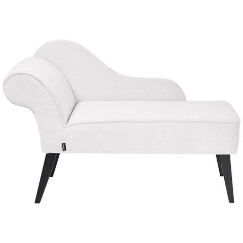 Chaise Longue Versione Sinistra Biarritz Tessuto Bianco - Foto 8